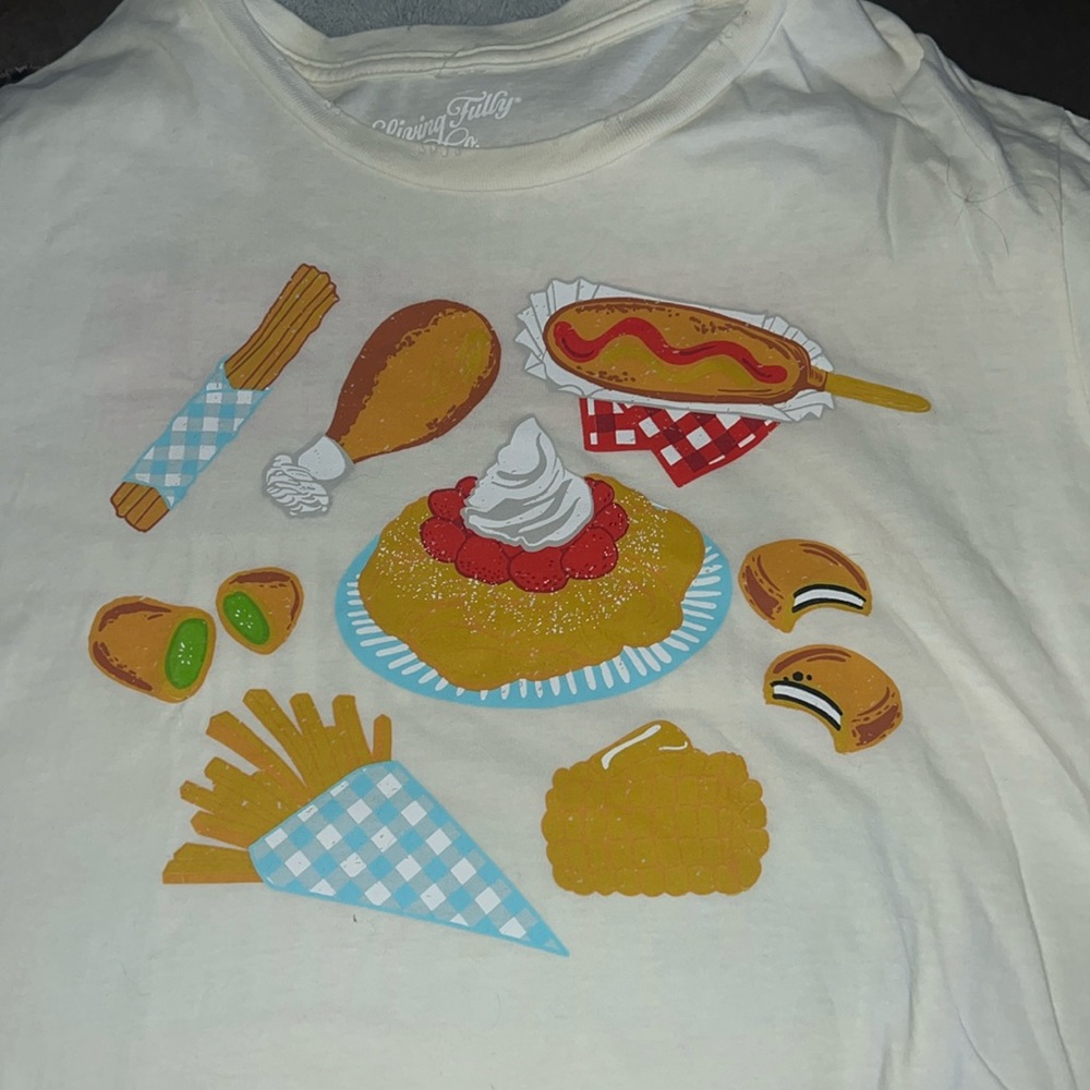 Living Fully Co Fried Everything Tee Shirt